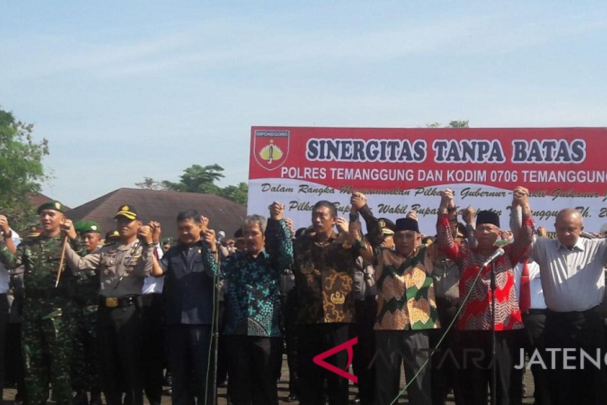 Apel sinergitas TNI-Polri, wujud kekompakan jelang Pilkada Temanggung