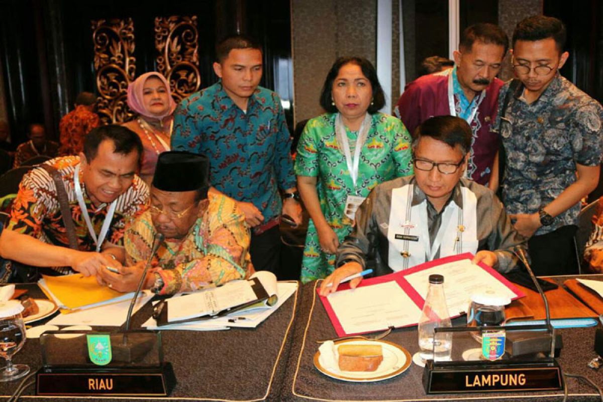 Pemprov Lampung Melakukan MoU Produk Unggulan Dengan 33 Provinsi