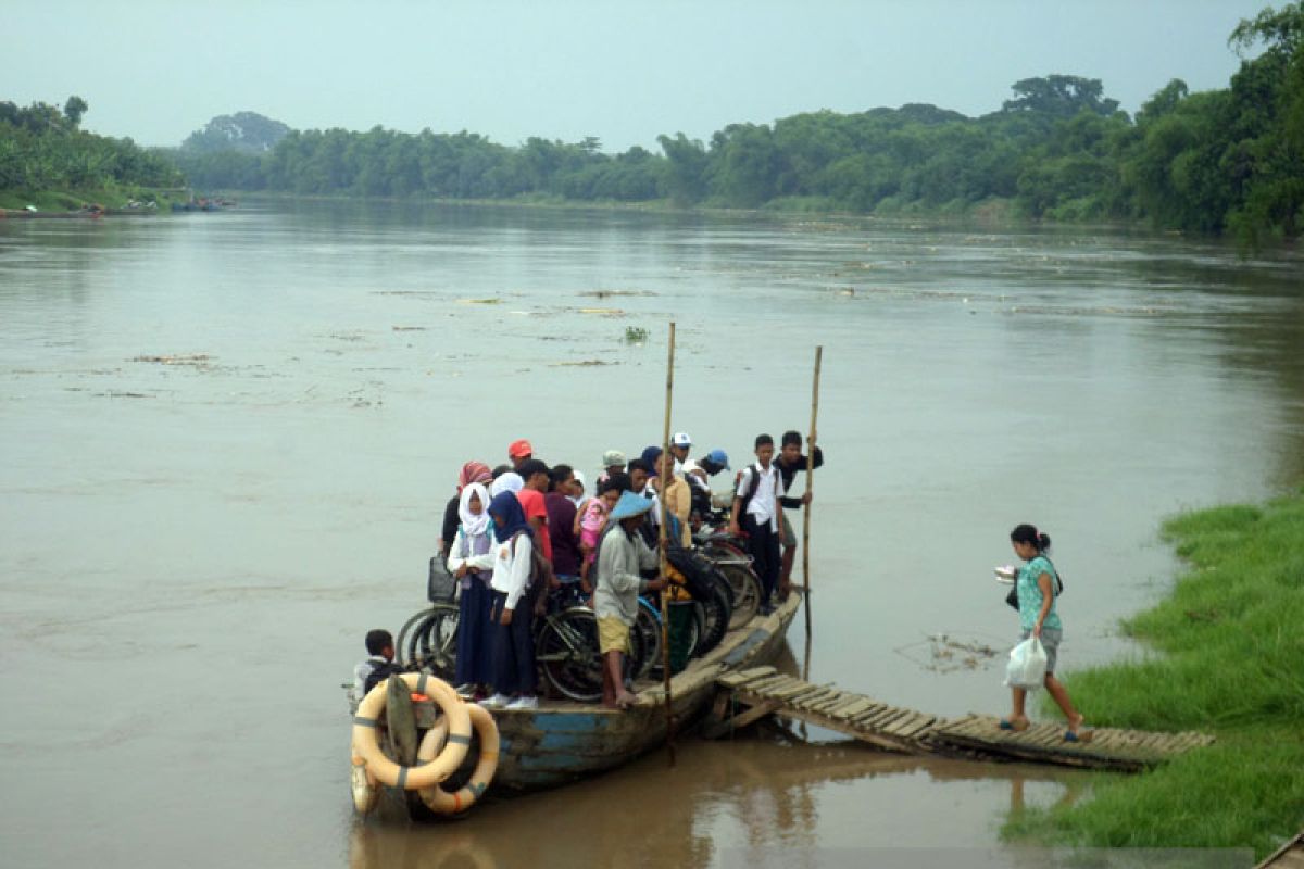 Ketinggian Air Bengawan Solo di Bawah Siaga Banjir