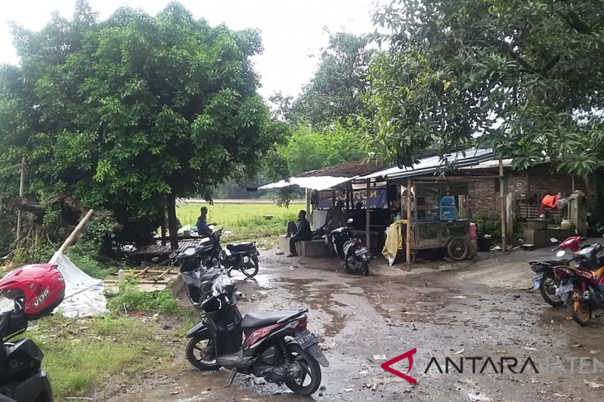 Tergenang banjir, warga bantaran Bengawan Solo pilih bertahan