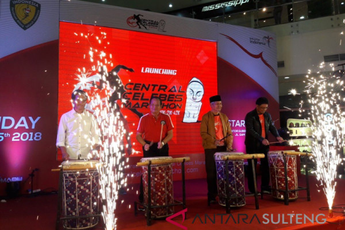 Gubernur Sulteng resmi luncurkan central celebes marathon 2018