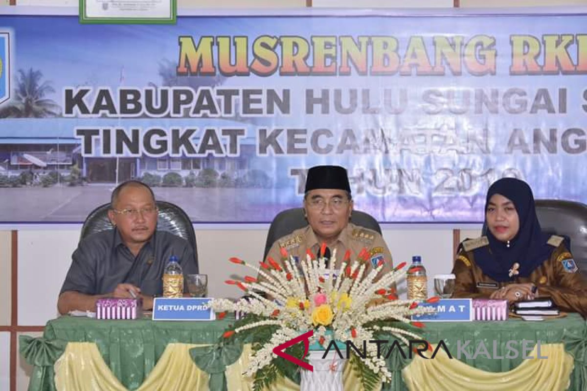 Angkinang Gelar Musrenbang Kecamatan