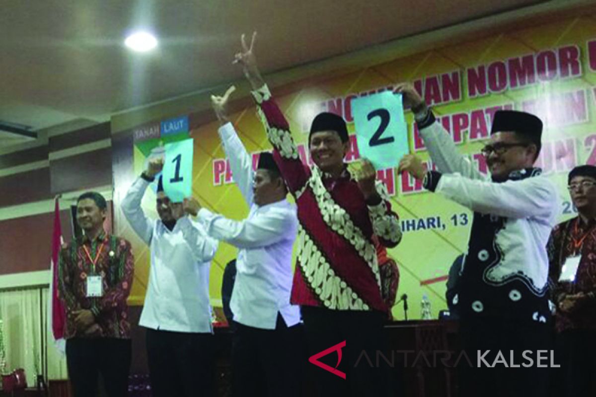 KPU Tala Tetapkan Nomor Urut Pasangan Calon