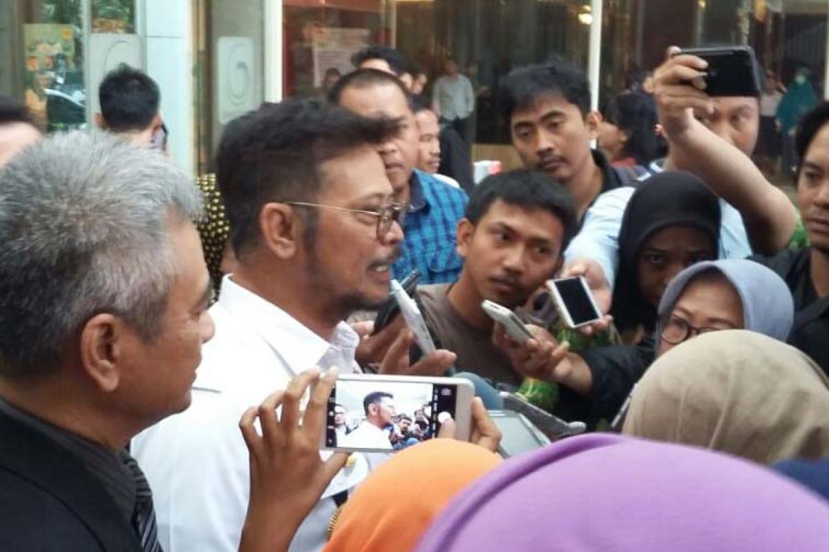 Syahrul Yasin Limpo enggan jadi jurkam NH-Azis