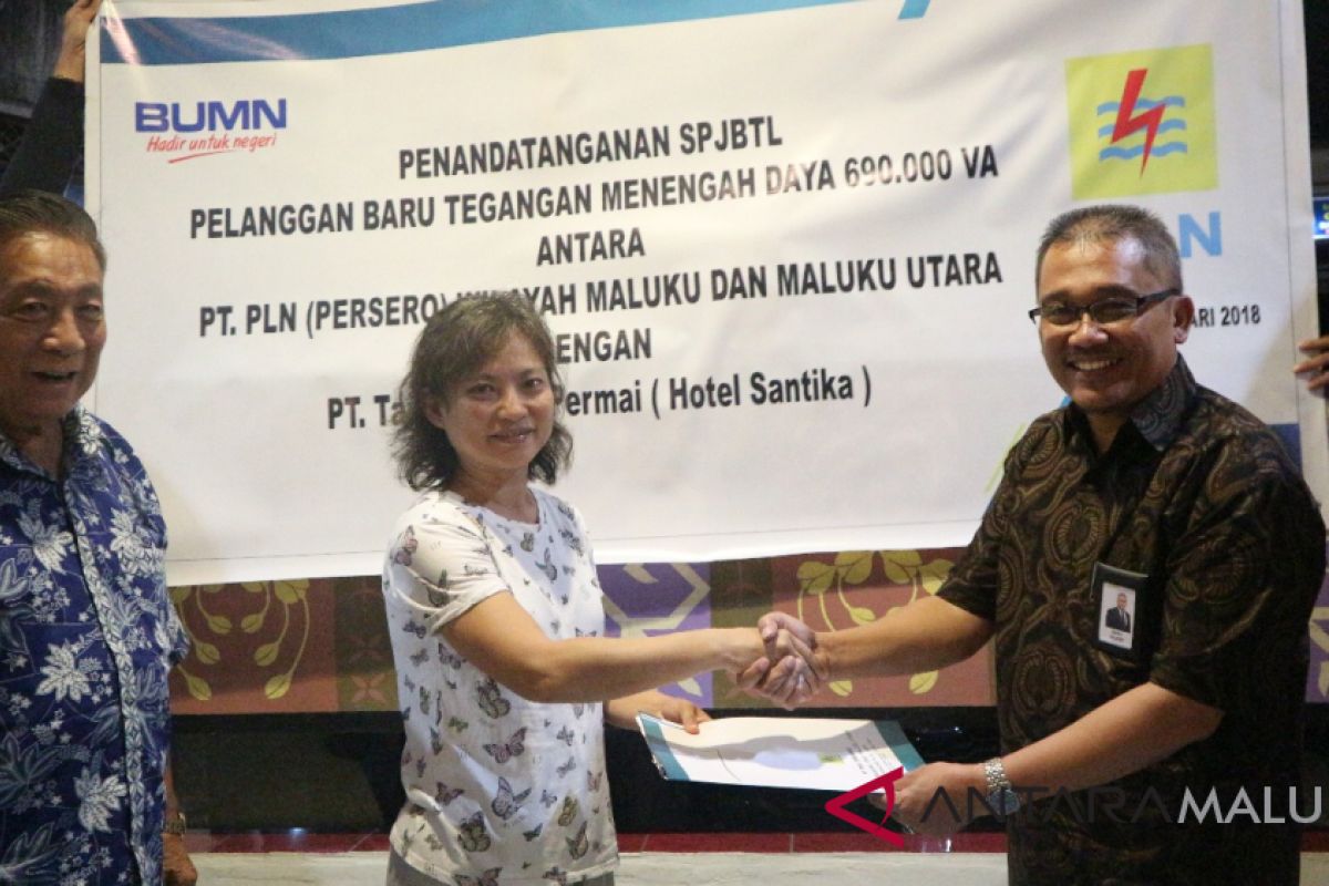 PLN Maluku-Hotel Santika Ambon MoU SPJBTL