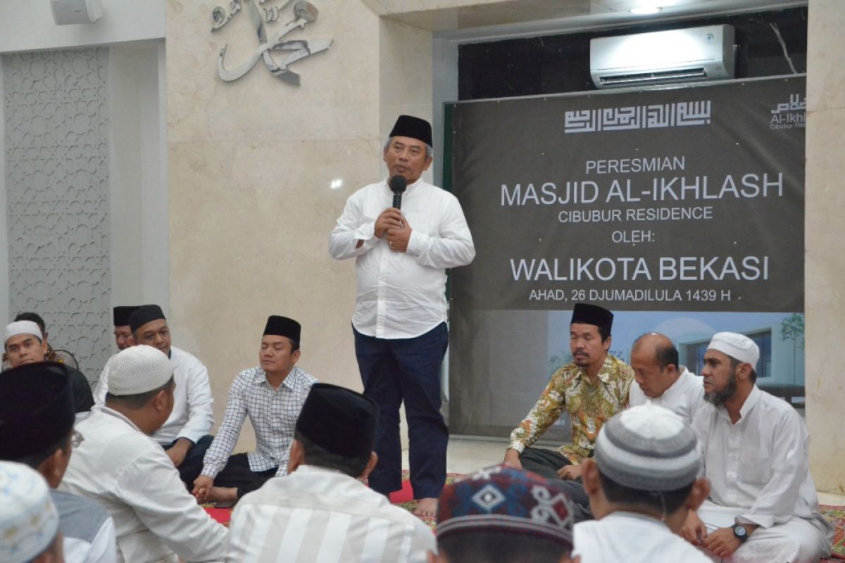 Walkot Bekasi resmikan masjid ke 1.248