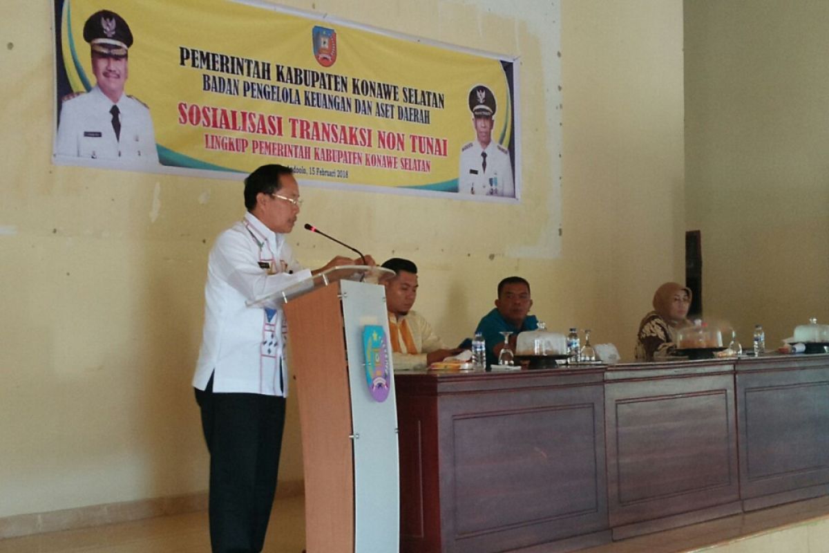 Konawe Selatan gelar sosialisasi transaksi nontunai