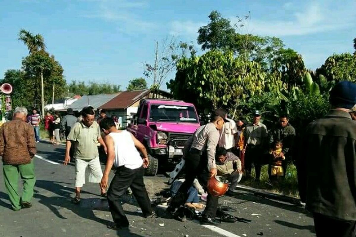 Satu tewas kecelakaan beruntun