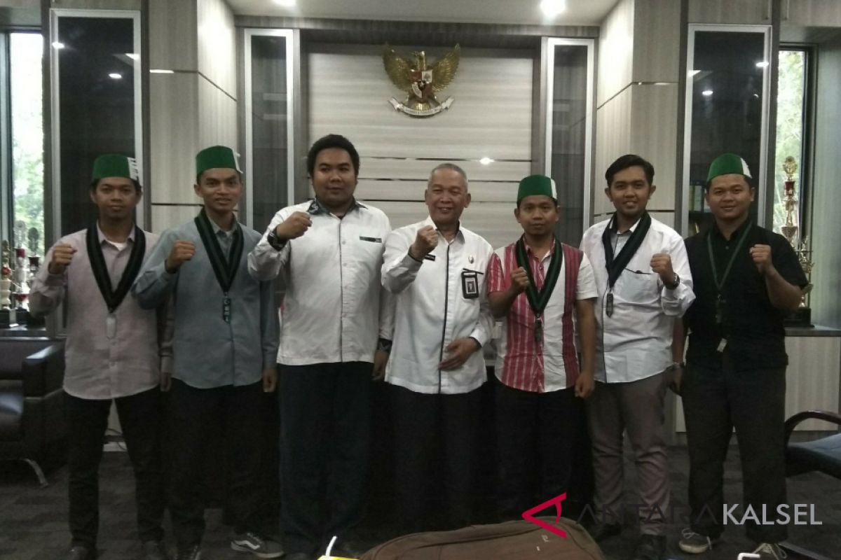 HMI Barabai Suarakan Penolakan Tambang Ke Presiden