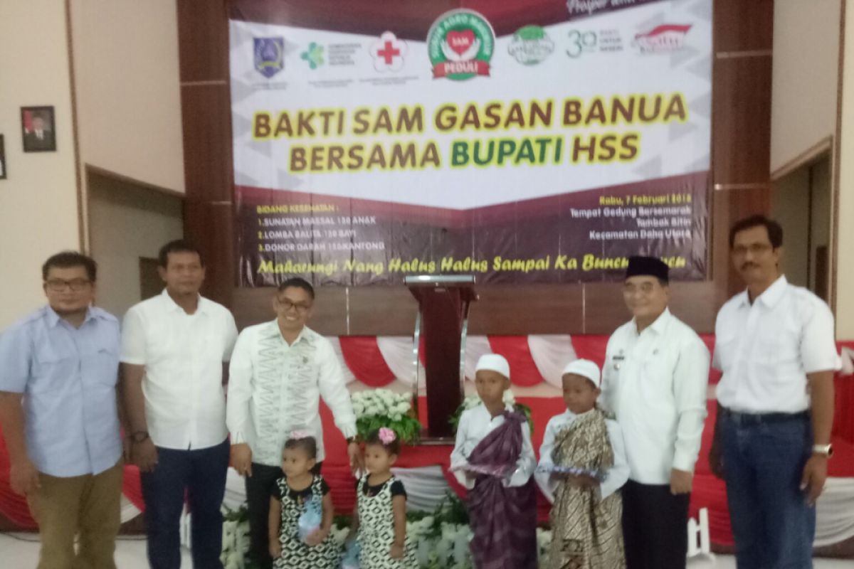 Bakti SAM Sagan Banua Bersama Bupati HSS