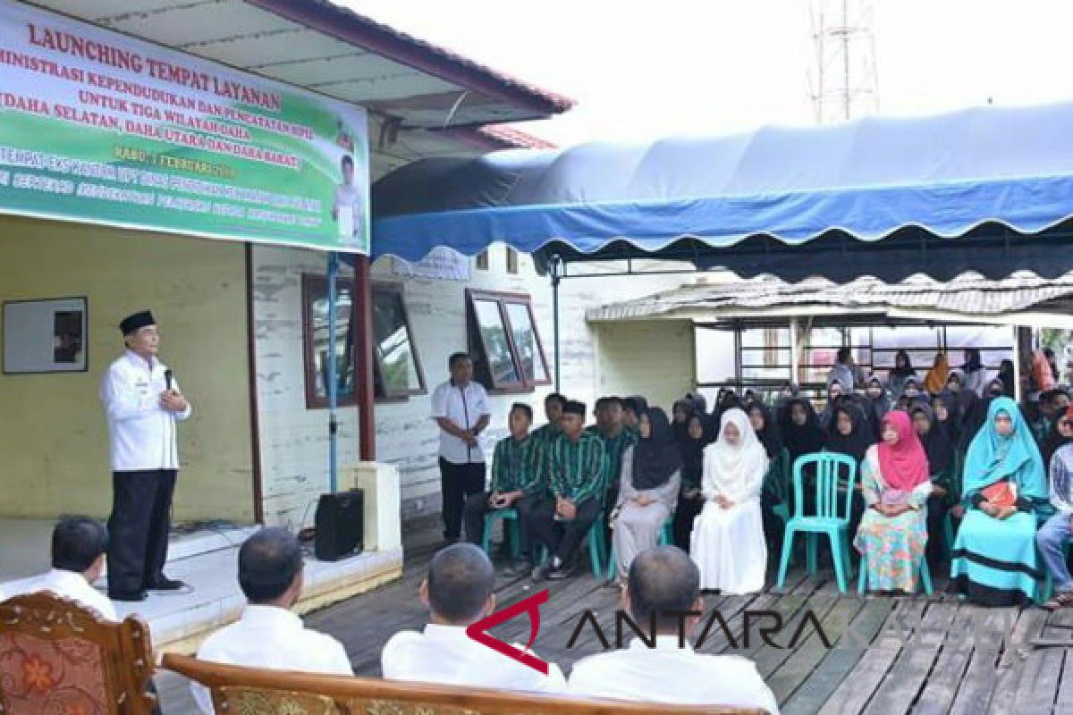 Pemkab HSS Launching Layanan Administrasi Dukcapil Wilayah Daha