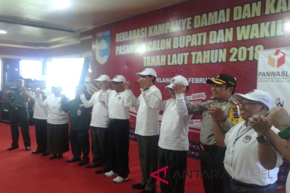 KPU Gelar Deklarasi Kampanye Damai Pilkada 2018