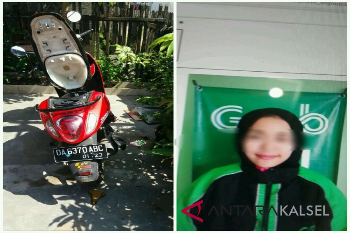 Wanita Driver Ojek Online Curi Motor