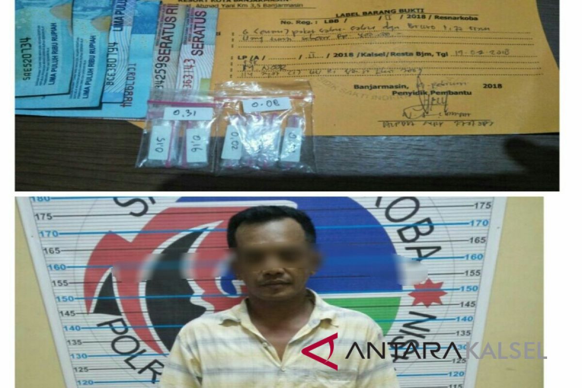 Polisi Sita Enam Paket Sabu-Sabu Siap Edar