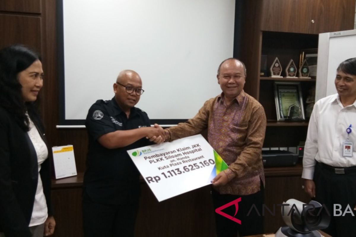 BPJS Denpasar bayarkan klaim kecelakaan pekerja Rp1,1 miliar