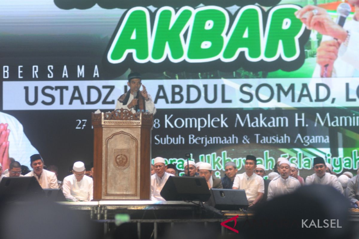 Ustadz Somad: Alhamdulilah Pemimpinnya Dekat dengan Ulama