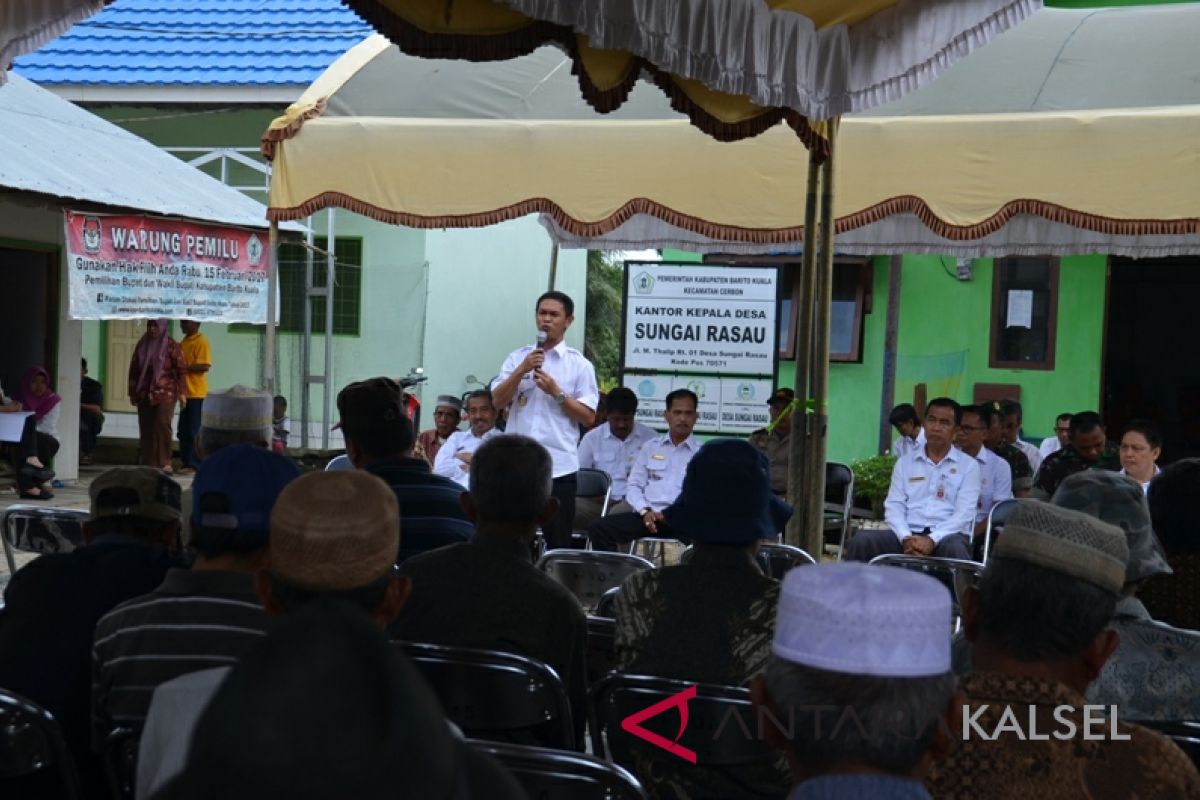 Wabup-Petani Sungai Rasau Gelar Pertemuan