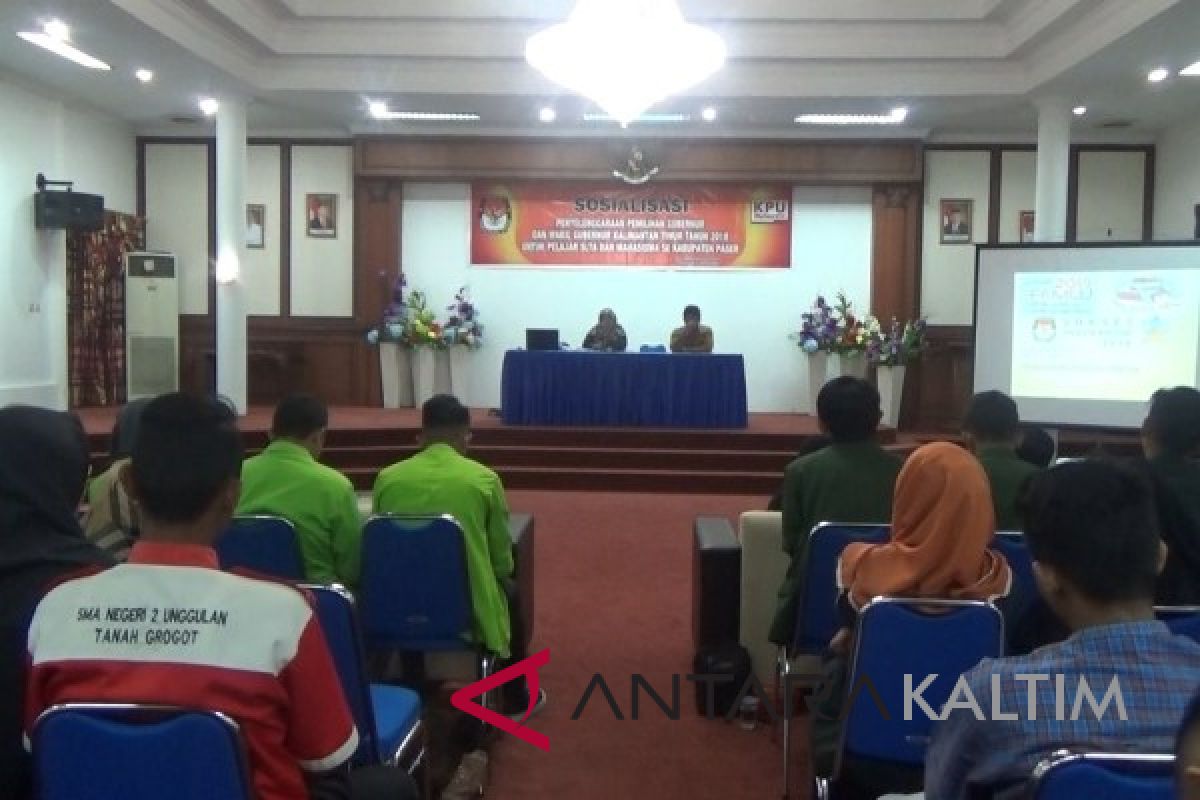 KPU Paser intensifkan sosialisasi pemilu pada pemilih pemula