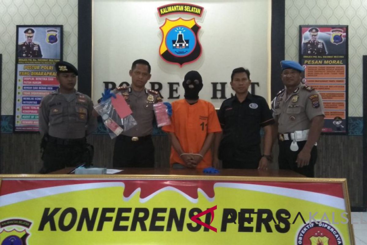 Polres HST Berhasil Amankan 9 Paket Sabu-sabu