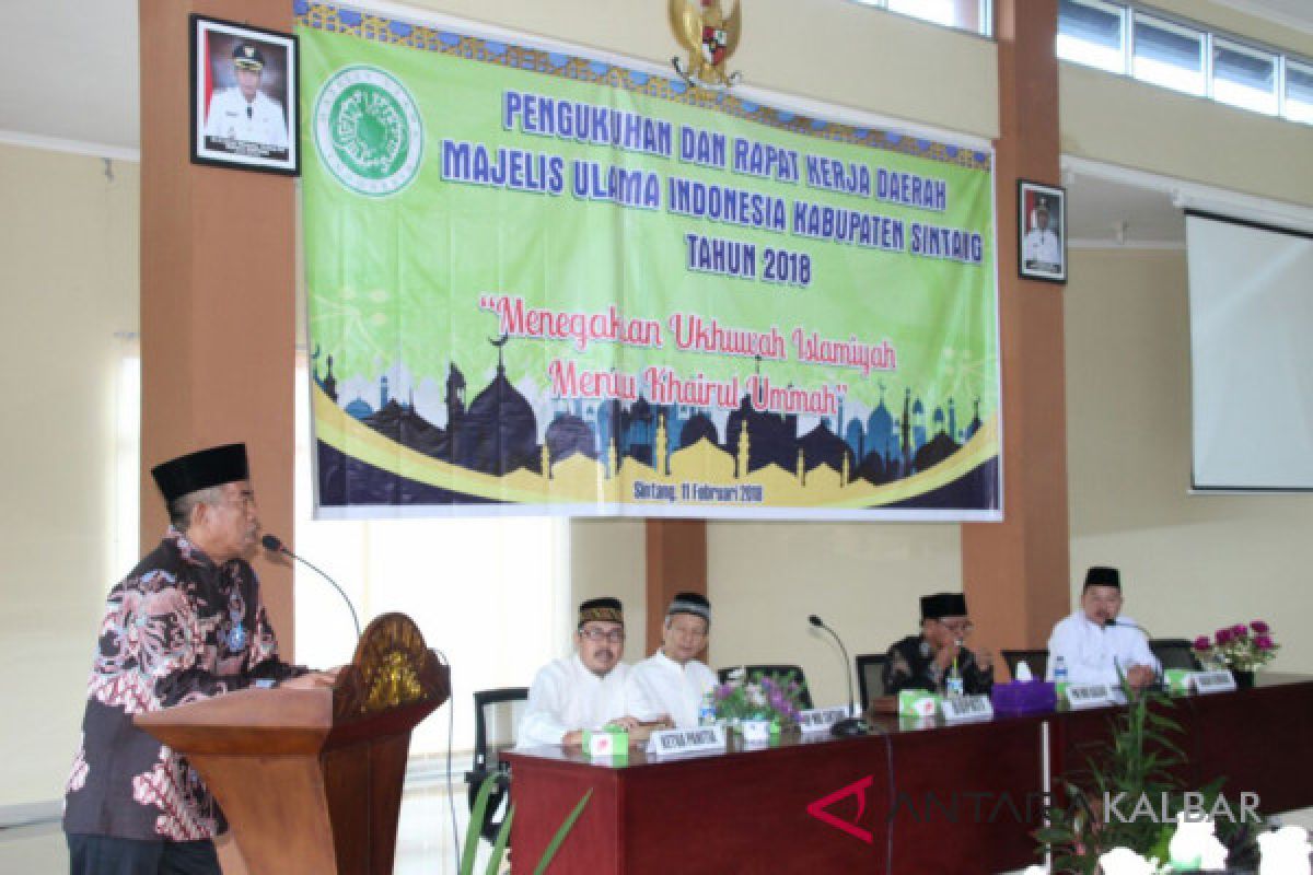 MUI Kabupaten Sintang dilantik