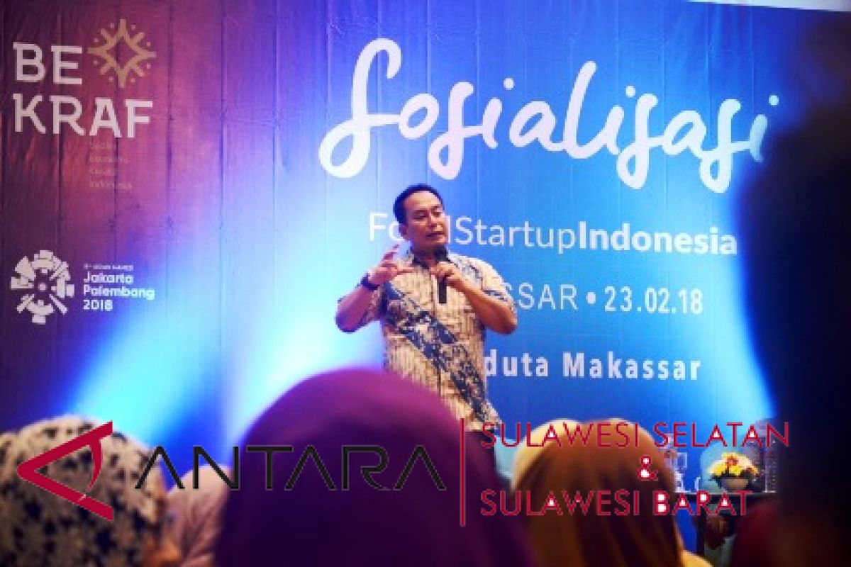 Bekraf sosialisasikan Food Startup Indonesia di Makassar