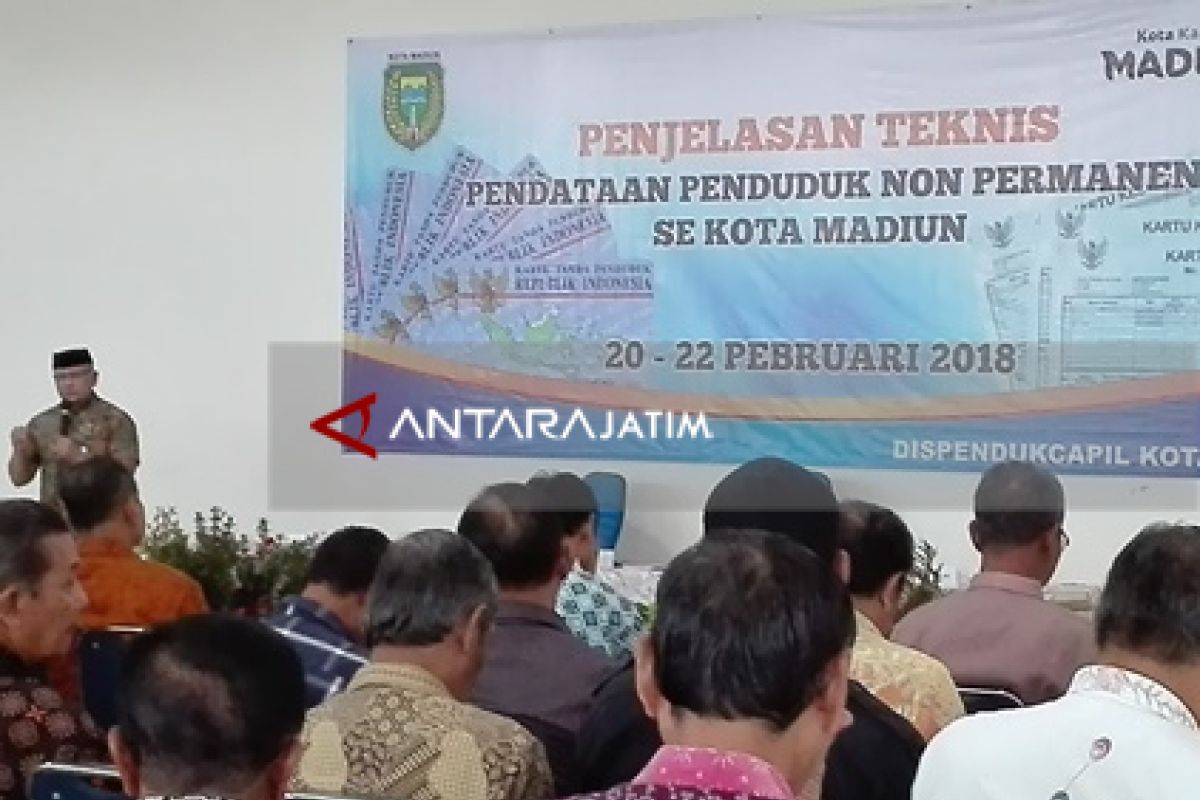 Dispendukcapil Kota Madiun Data Penduduk Non-Permanen