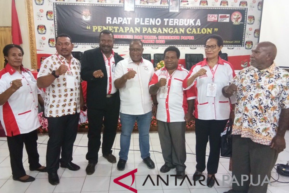 Parpol pengusung paslon Pilgub Papua berharap MRP bijaksana