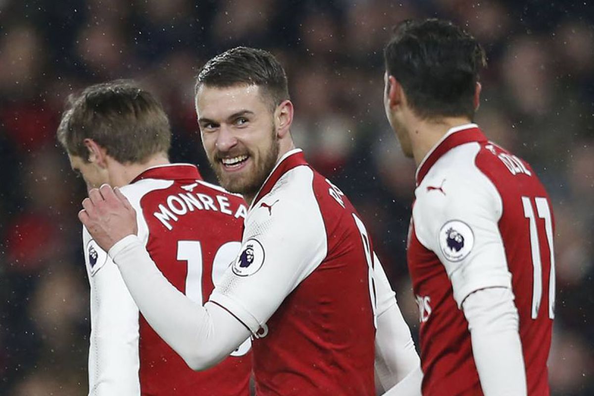 Trigol Ramsey bantu Arsenal hancurkan Everton