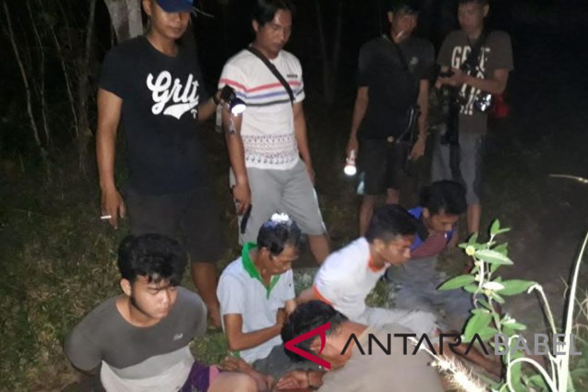 Polsek Payung tangkap lima  bandar  narkoba