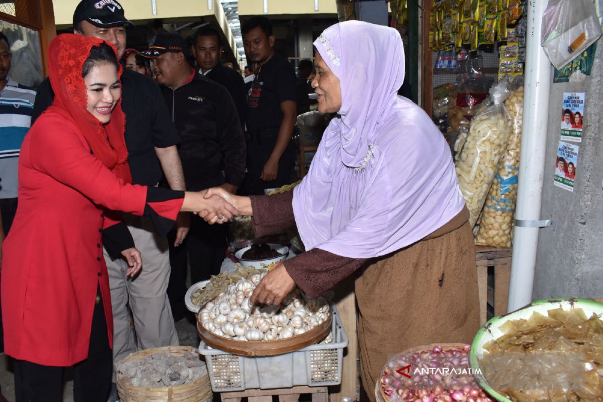 Bacawagub Puti Serap Aspirasi Pedagang Pasar Magetan