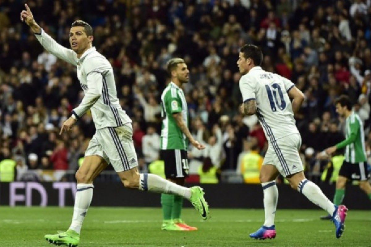 Real Madrid bangkit dari ketinggalan hingga taklukkan Betis