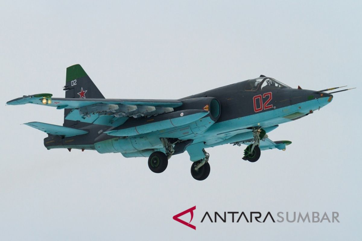 Seorang pilot tewas setelah pesawat Sukhoi Su-25 Rusia ditembak jatuh militan di Suriah