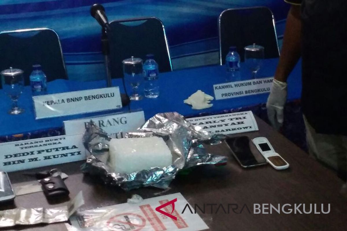 BNN Bengkulu menggagalkan penyelundupan dua Kg sabu-sabu