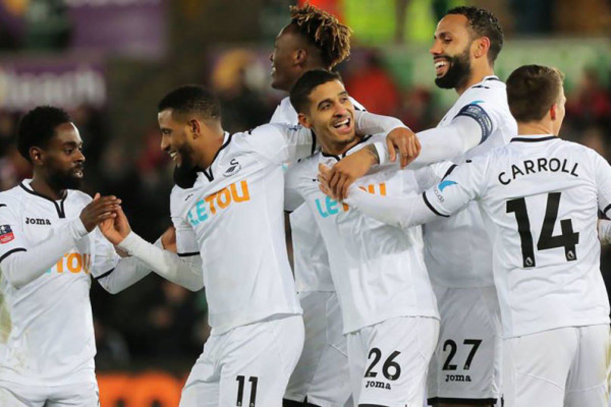Swansea melaju ke perempat Final Piala FA