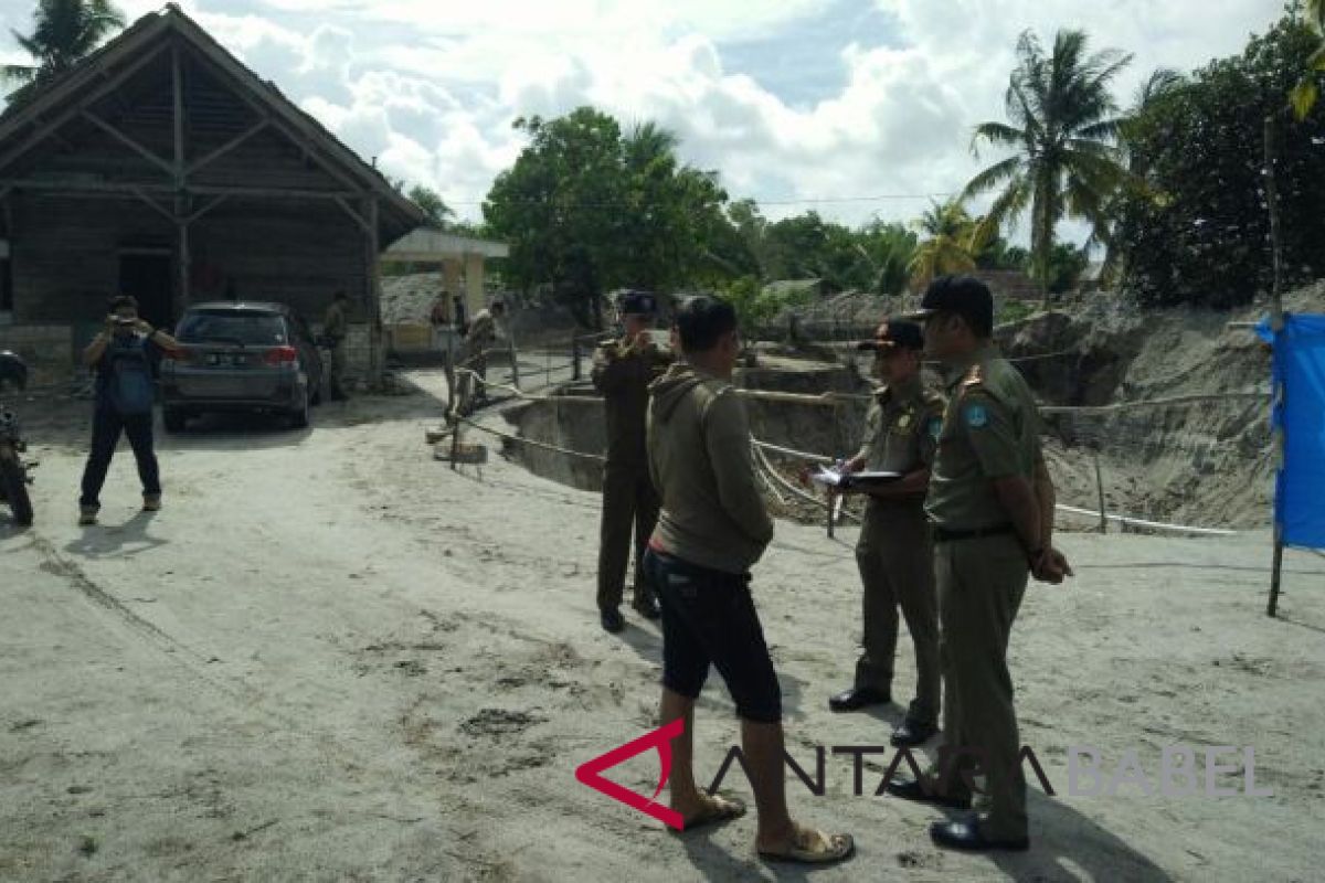 Tim gabungan tertibkan tambang di kawasan Sungai Baturusa