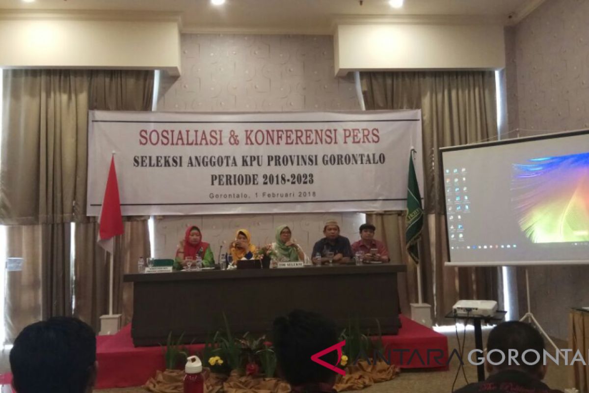 Timsel sosialisasikan perekrutan anggota KPU Gorontalo