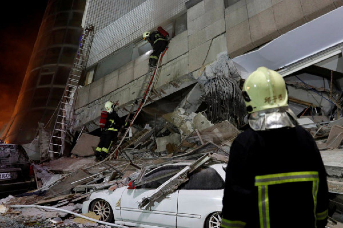 Jumlah korban tewas gempa Taiwan bertambah