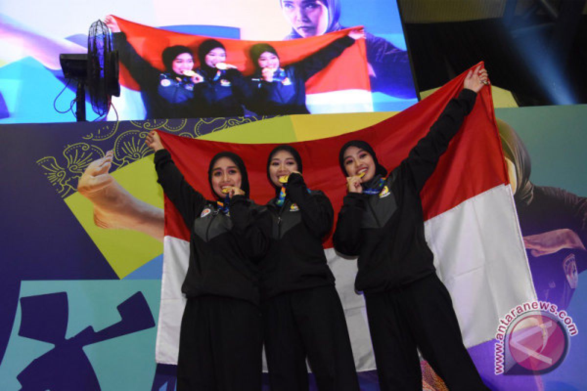 Tim pencak silat Indonesia raup emas di Belgia