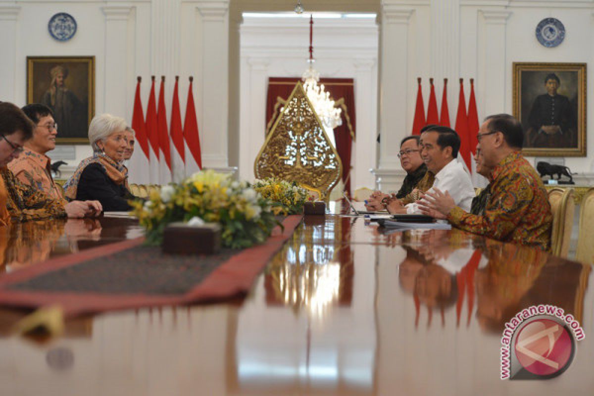 Delegasi IMF temui Presiden Jokowi