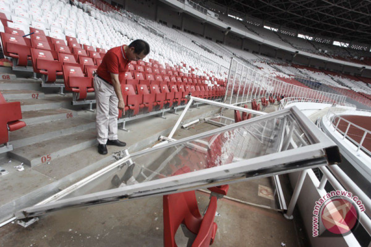 Perbaikan GBK yang rusak dibiayai dari deposit panitia Piala Presiden