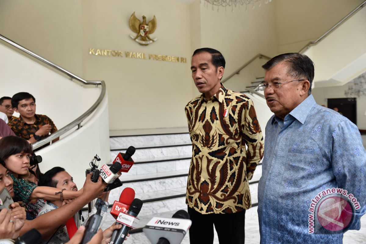 Biar yang muda, kata JK soal cawapres Jokowi di Pilpres 2019