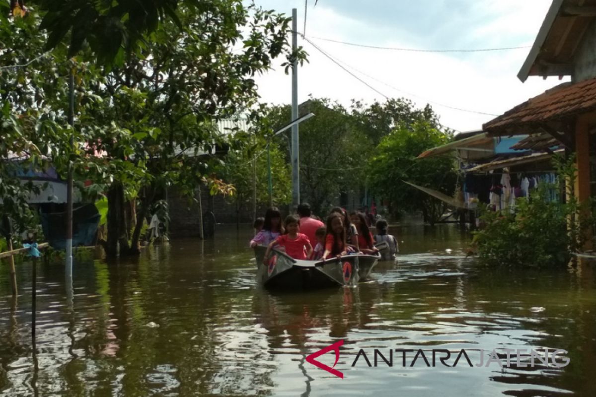 Ribuan rumah di Demak terendam banjir