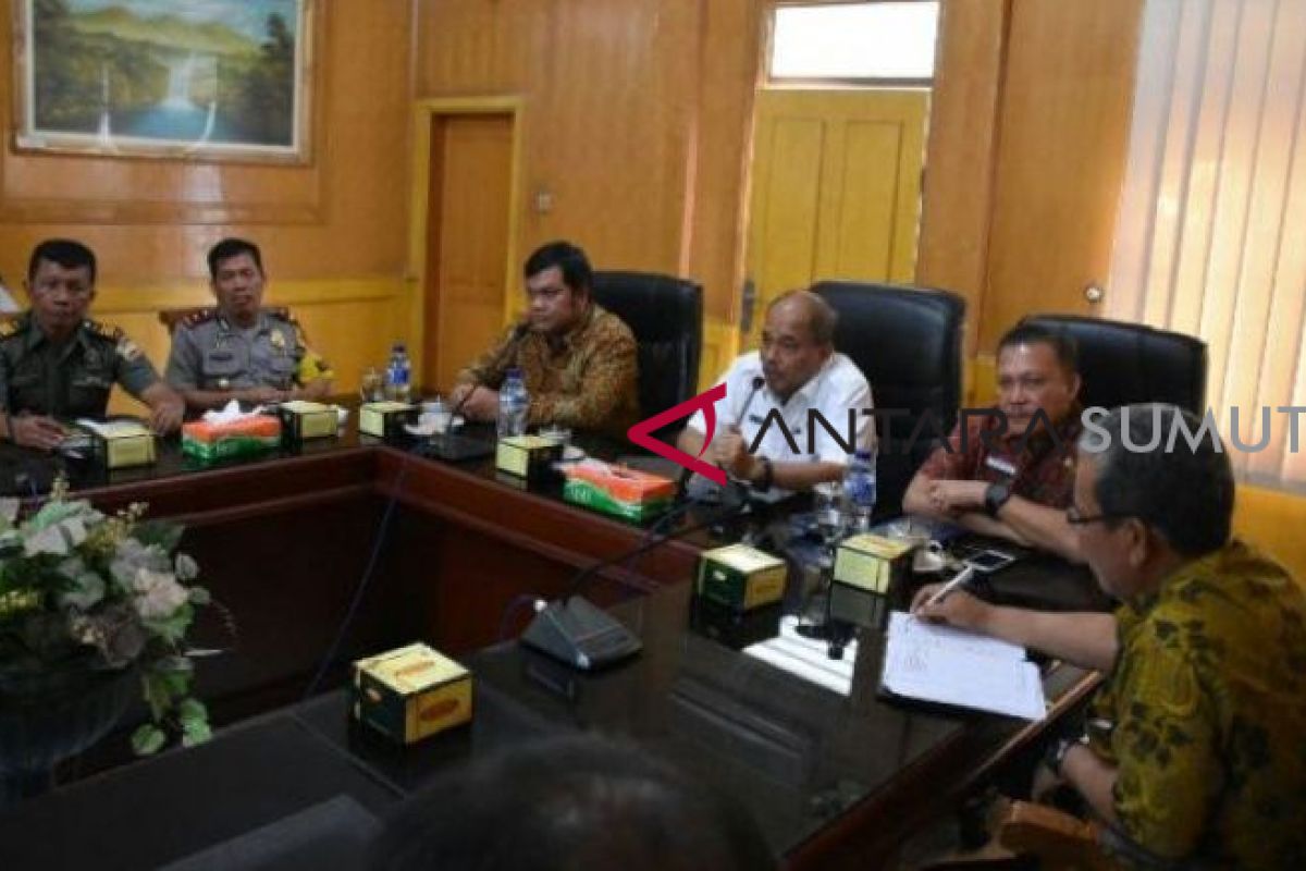 Tebing Tinggi -Sergei koordinasi pembangunan tanggul