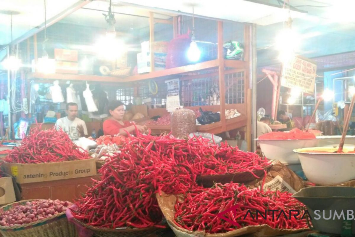 Harga cabai merah di Padang turun ke kisaran Rp40.000 per kilogram