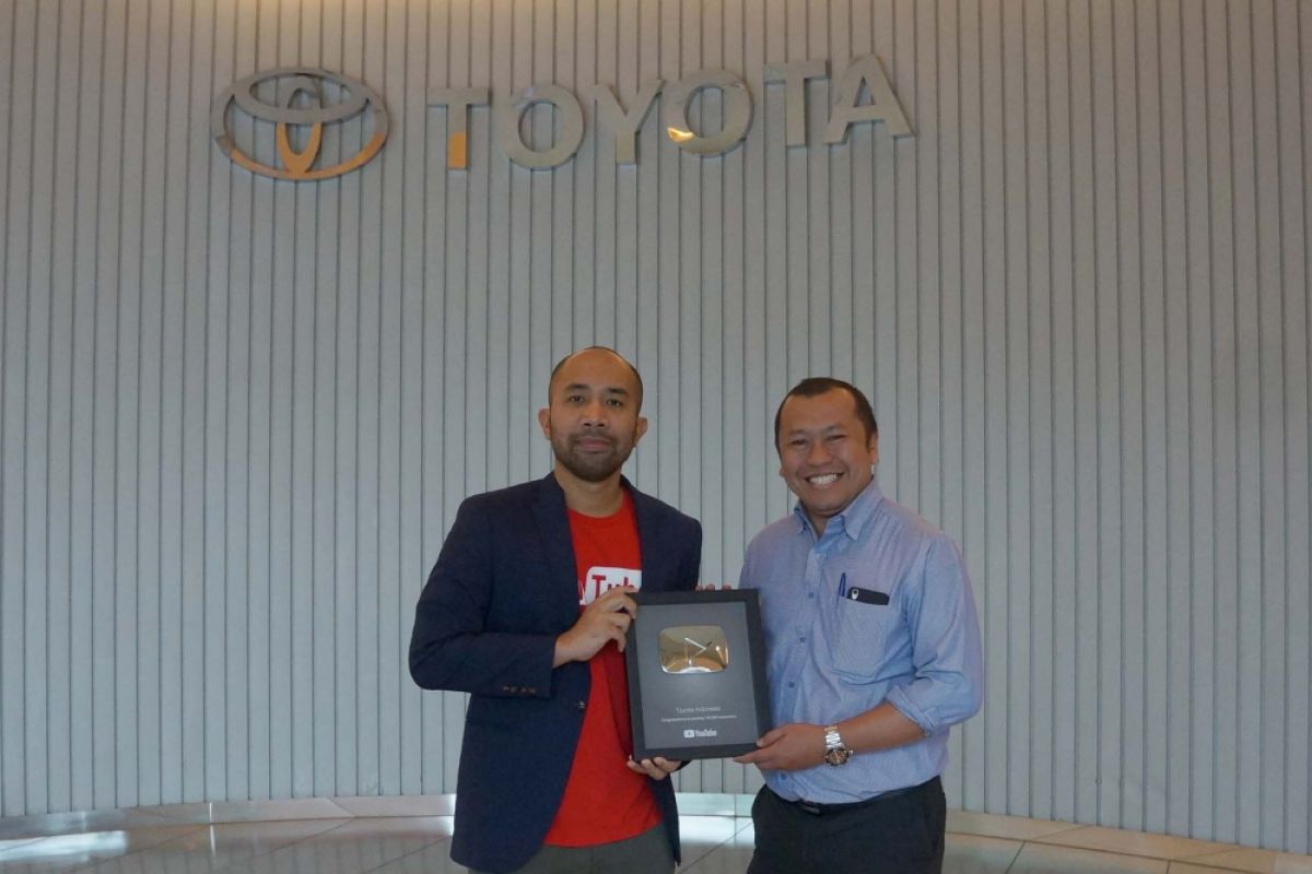 Channel youtube toyota raih penghargaan google Indonesia