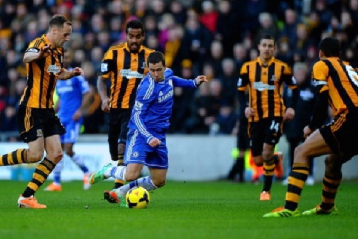 Chelsea tundukkan Hull City untuk menuju perempat final Piala FA