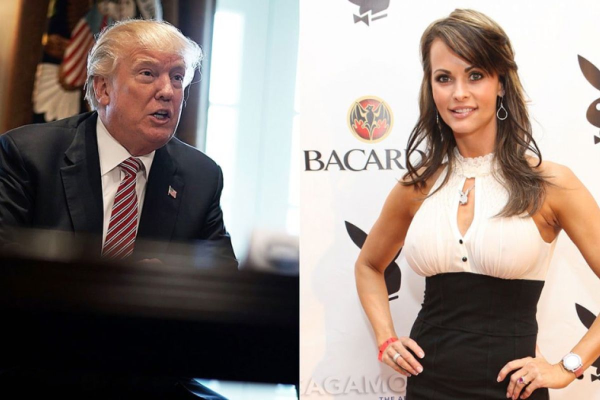 Mantan model Playboy menggugat untuk bicara perselingkuhannya dengan Donald Trump