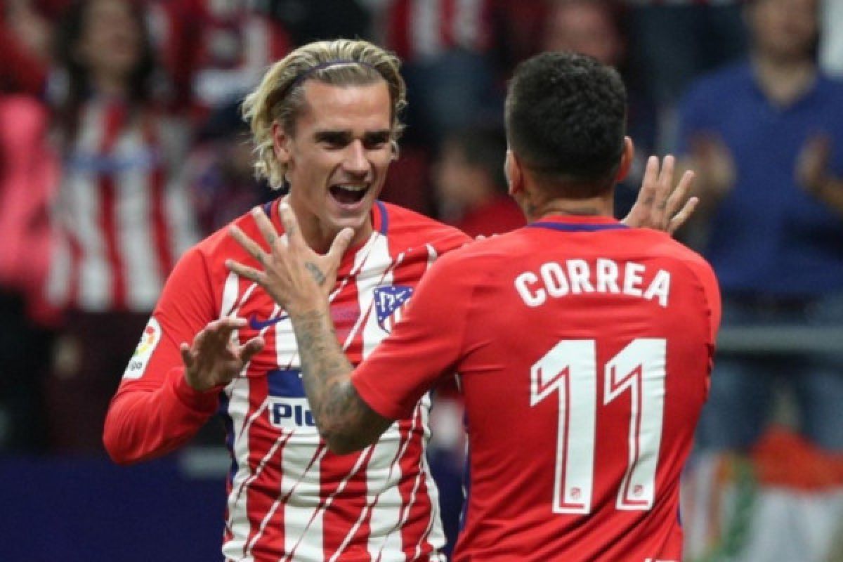 Griezmann antar Atletico Madrid bungkam Sporting Lisbon 2-0