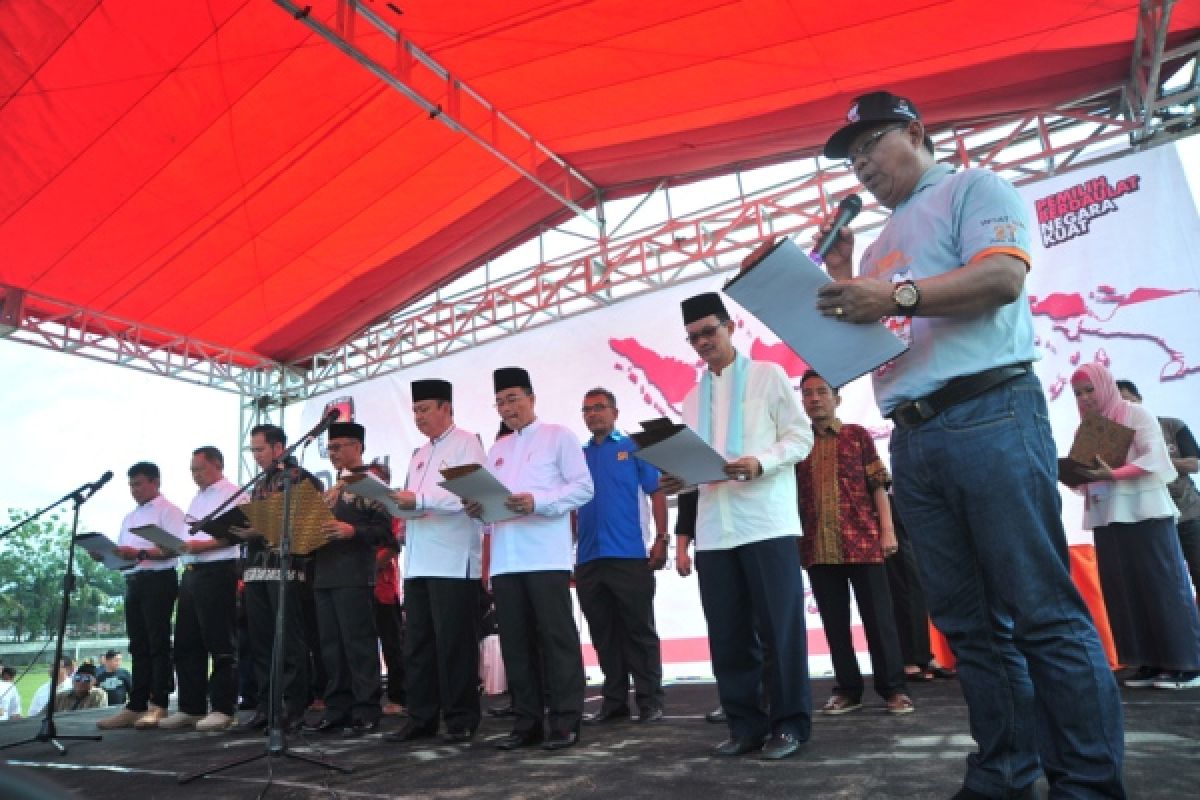 KPU Barito Utara gelar deklarasi kampanye damai