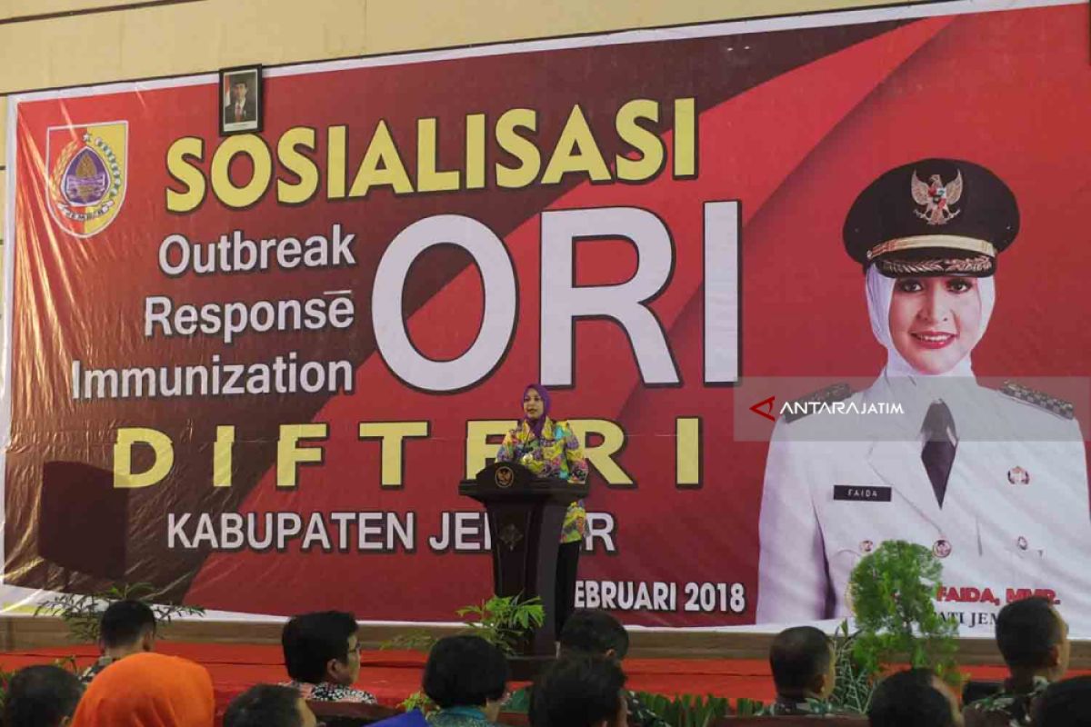 Jember Deklarasikan Kabupaten Bebas Difteri Melalui 